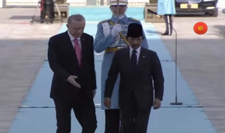 Brunei Sultanı Ankara’da