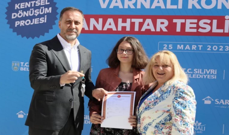 İstanbul Silivri’de kentsel dönüşümde tapu sevinci