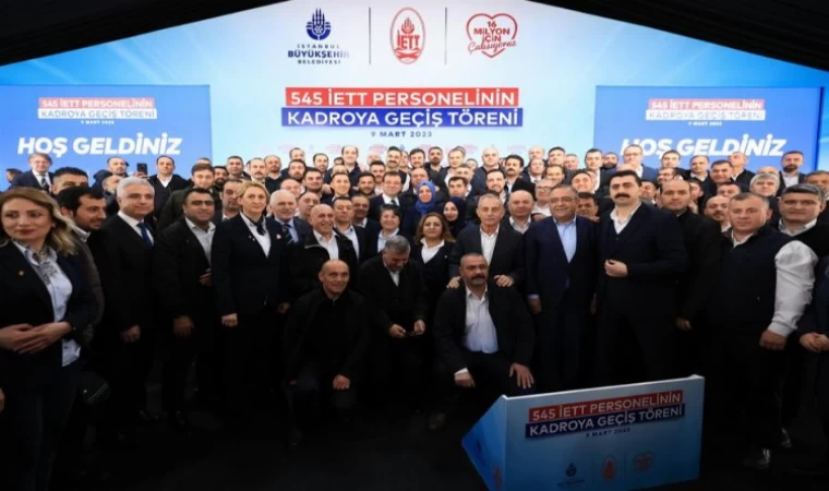 Kadroya alınan İETT’li sayısı bin 800’ü aştı