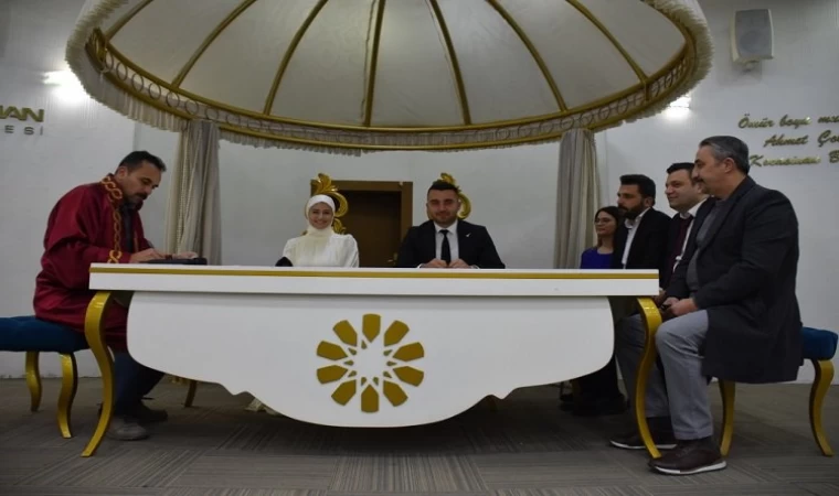 Kayseri Kocasinan’da 23 çift muradına erdi