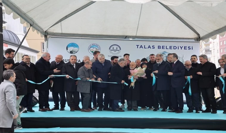 Kayseri Talas’ta camiye görkemli açılış