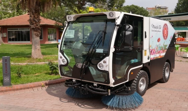 Gürsu’nun kaldırımları için yeni araç