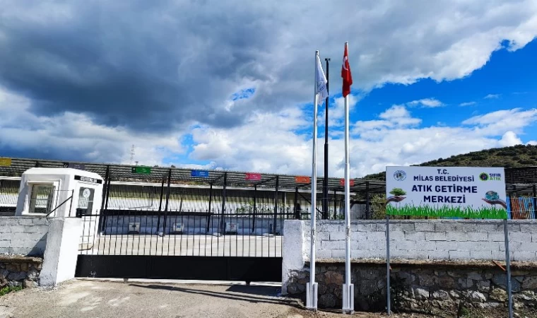 Milas’ta ’atık getirme merkezi’ faaliyette