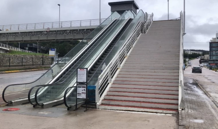 Umuttepe Yerleşkesi’ndeki yürüyen merdiven bakıma alındı