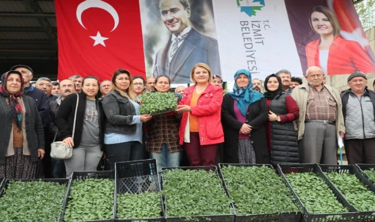 İzmit’ten çiftçiye 2 milyonluk fide desteği