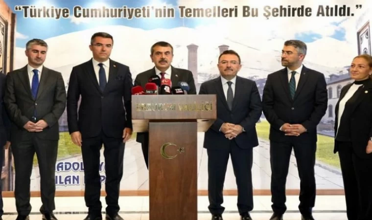 Bakan Tekin’den Erzurum Valiliği’ne ziyaret