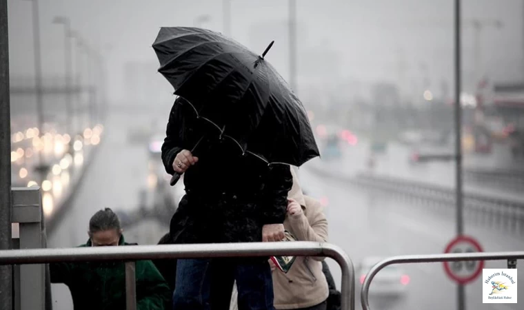 İstanbul Valiliği'nden Megakente Sağanak Yağış Uyarısı