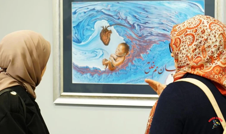 Esenler’de anlam yüklü sergi: Kainat ayetleri sanatla yorumlandı