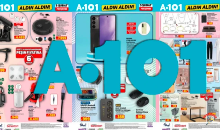 A101 5–11 Şubat aktüel kataloğu yayımlandı