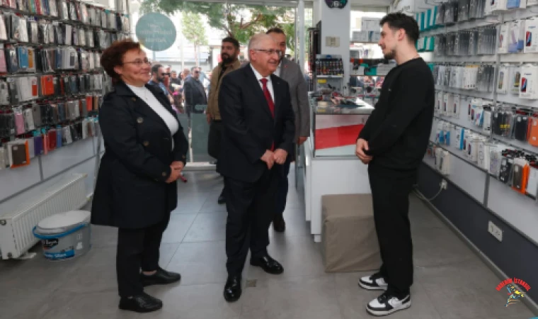 Yaşar Güler İstanbul Maltepe’de esnaf ziyareti gerçekleştirdi