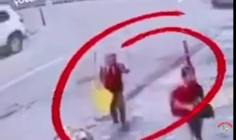 Zeytinburnu’nda iki kız çocuğunu elinde bıçakla adım adım takip etti