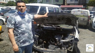 Ayrılmayı hazmedemeyince hırsını araçtan aldı