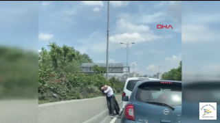 Trafik kazası sonrası kavgaya tutuştular