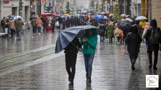 İstanbul İçin Sağanak Yağış Uyarısı