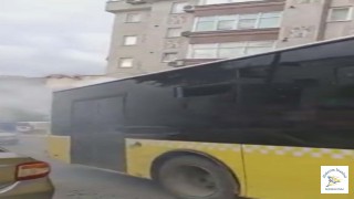 İETT Otobüsünde Yangın