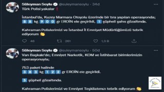 İstanbul ve Van'da 472 kilo eroin ele geçirildi