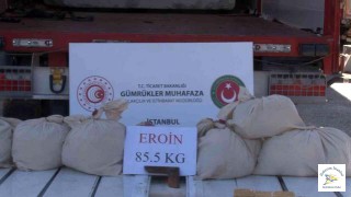 İstanbul'da 85.5 Kilo Eroin Yakalandı