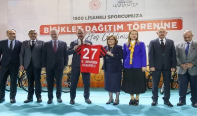 Gaziantep’te bin 500 lisanslı sporcu bisikletlerine kavuştu
