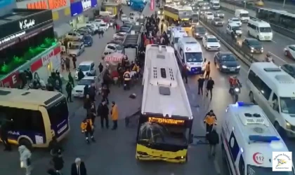 Bahçelievler'de otobüs kazası! Ölü ve yaralılar var