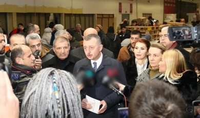 Başkan Büyükakın: 85 araç ve 372 personelle afet bölgesindeyiz