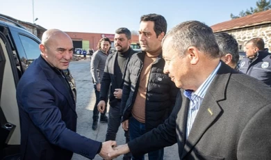 Başkan Soyer, Erzin Belediye Başkanı Elmasoğlu’nu ziyaret etti “Bilimin ışığında ilerlemek zorundayız”