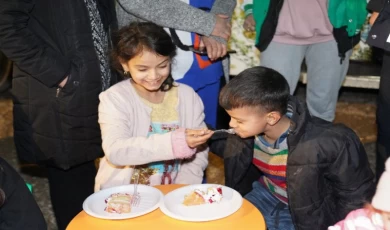 Burak’ın 6. yaşı ’Çadır Kent’te kutlandı