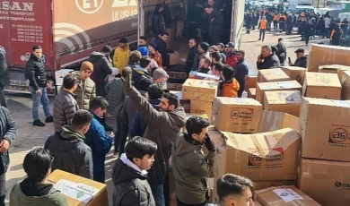 Çankaya’dan 53’Ü Tır 118 Araçlık İnsani Yardım