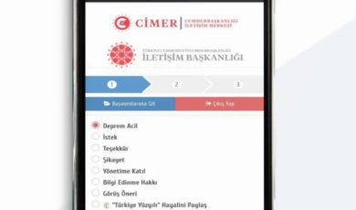 CİMER’de ’Deprem Acil’ kullanıma açıldı