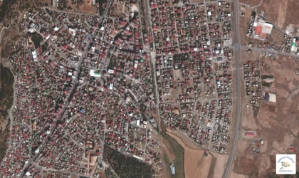 Deprem sonrası büyük yıkım uydu görüntülerinde