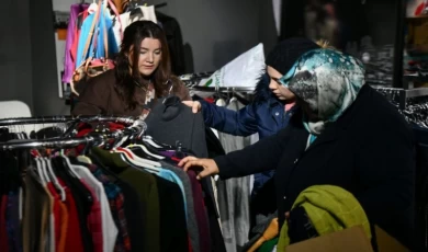 Depremzedeler için ‘ihtiyaç mağazası’ kuruldu