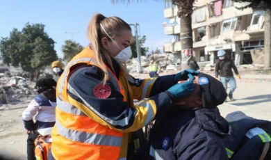 Depremzedelere sağlık taraması