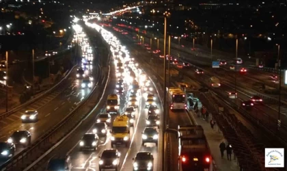 İstanbul'da trafik yoğunluğu
