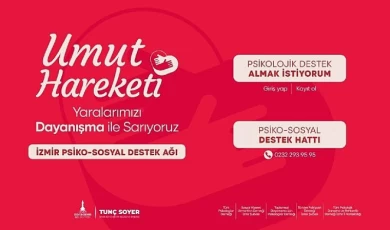 İzmir Büyükşehir Belediyesi’nden depremzedelere psiko-sosyal destek
