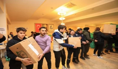 İzmir Güzelbahçe’den yardım eli