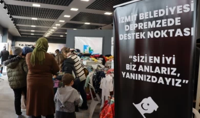 İzmit’te her evden bir erzak kolisi
