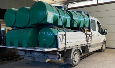 KASKİ’den depremzedelere su deposu desteği