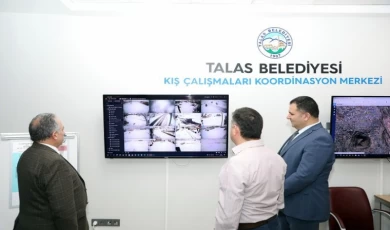 Kayseri Talas’ta yollar açık
