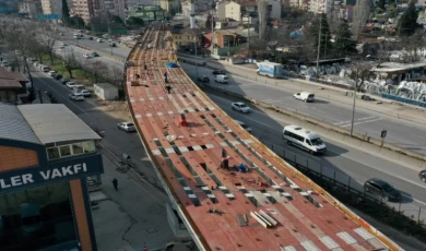 Kuruçeşme’de ray imalatı devam ediyor