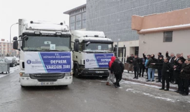 Kütahya’dan 2 tır daha yola çıktı
