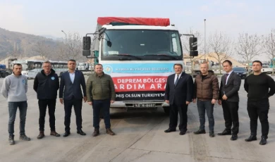 Manisa’dan afetzede çocuklar için yola çıktılar