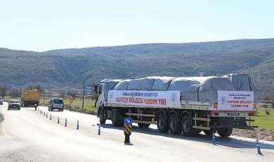 Muğla Büyükşehir Belediyesinin Yardım Tırları Yola Çıktı