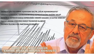 Prof. Dr. Naci Görür: Deprem İçin Yalvarma Aşamasını Geçtik, Çığlık Aşamasındayız