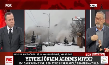 Prof. Dr. Naci Görür: Proje hazırlayıp sunduk, reddedildi