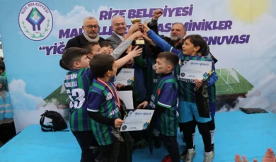 Rize’de ’Çocuk Futbol Turnuvası’ sona erdi