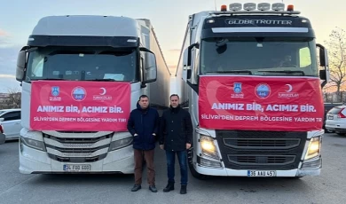 Silivri’den Deprem Bölgesine 26 Tır Yardım Malzemesi