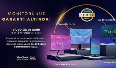 ViewSonic, yüksek standartlı monitör serileri için 'Premium Garanti Hizmeti’ dönemini başlattı