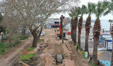 Balıkesir Erdek’te sıra Çuğra sahilinde