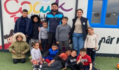 Bodrumlular ’dostluk kenti’ Hatay’da çocukları unutmuyor