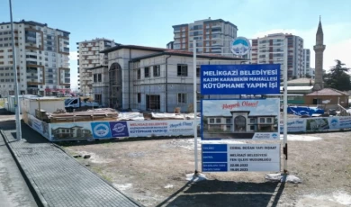 Kayseri Melikgazi’den yeni kütüphane