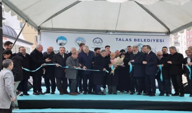 Kayseri Talas’ta camiye görkemli açılış